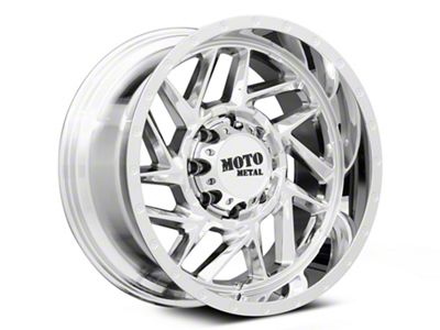 Moto Metal Breakout Chrome 8-Lug Wheel; 20x10; -18mm Offset (10-18 RAM 3500 SRW)