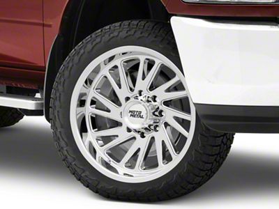 Moto Metal Combat Chrome 8-Lug Wheel; 22x12; -44mm Offset (10-18 RAM 3500 SRW)