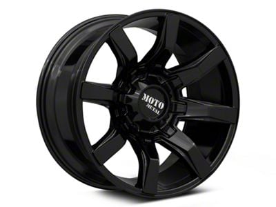 Moto Metal Spider Gloss Black 8-Lug Wheel; 20x10; 12mm Offset (10-18 RAM 3500 SRW)