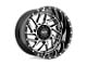 Moto Metal Breakout Gloss Black Machined 8-Lug Wheel; 20x10; -18mm Offset (11-16 F-250 Super Duty)