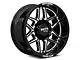 Moto Metal Folsom Gloss Black Milled 8-Lug Wheel; 20x10; -18mm Offset (11-16 F-250 Super Duty)