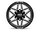 Moto Metal Folsom Gloss Black Milled 8-Lug Wheel; 20x10; -18mm Offset (11-16 F-250 Super Duty)