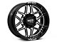 Moto Metal Folsom Gloss Black Milled 8-Lug Wheel; 20x10; -18mm Offset (11-16 F-250 Super Duty)