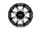 Moto Metal Hydra Gloss Black Milled 8-Lug Wheel; 20x10; -18mm Offset (11-16 F-250 Super Duty)