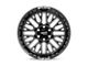 Moto Metal MO802 Gloss Black Milled 8-Lug Wheel; 20x9; 18mm Offset (11-16 F-250 Super Duty)