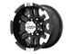 Moto Metal MO951 Gloss Black Machined 8-Lug Wheel; 18x9; -12mm Offset (11-16 F-250 Super Duty)