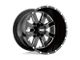 Moto Metal MO962 Gloss Black Milled 8-Lug Wheel; 18x12; -44mm Offset (11-16 F-250 Super Duty)