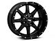 Moto Metal MO970 Gloss Black with Milled Lip 8-Lug Wheel; 20x10; -24mm Offset (11-16 F-250 Super Duty)