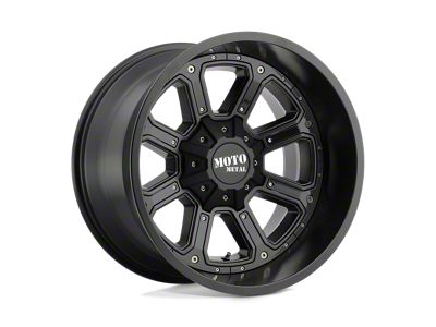 Moto Metal Shift Matte Black with Gloss Black Inserts 8-Lug Wheel; 17x9; 18mm Offset (11-16 F-250 Super Duty)