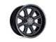 Moto Metal Shift Matte Gray with Gloss Black Inserts 8-Lug Wheel; 20x9; -12mm Offset (11-16 F-250 Super Duty)