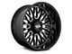 Moto Metal Stinger Gloss Black Machined 8-Lug Wheel; 20x10; -18mm Offset (11-16 F-250 Super Duty)