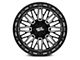 Moto Metal Stinger Gloss Black Machined 8-Lug Wheel; 20x10; -18mm Offset (11-16 F-250 Super Duty)