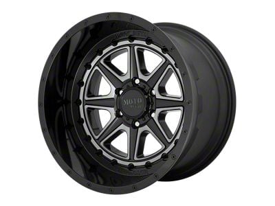 Moto Metal Phantom Gloss Black with Gray Tint 8-Lug Wheel; 20x10; -18mm Offset (11-16 F-350 Super Duty SRW)