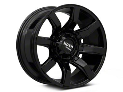Moto Metal Spider Gloss Black 8-Lug Wheel; 20x10; 12mm Offset (11-16 F-350 Super Duty SRW)