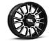 Moto Metal Legacy Gloss Black Machined 8-Lug Wheel; 18x9; 1mm Offset (11-14 Silverado 3500 HD SRW)