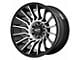 Moto Metal MO807 Gloss Black Machined 6-Lug Wheel; 22x10; -18mm Offset (14-18 Sierra 1500)