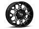 Moto Metal MO808 Sniper Gloss Black Milled 6-Lug Wheel; 20x10; -18mm Offset (14-18 Sierra 1500)