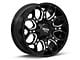 Moto Metal MO808 Sniper Gloss Black Milled 6-Lug Wheel; 20x10; -18mm Offset (14-18 Sierra 1500)