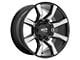 Moto Metal Spider Gloss Black Machined 6-Lug Wheel; 20x10; -18mm Offset (14-18 Sierra 1500)