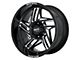 Moto Metal MO996 Ripsaw Gloss Black Milled 6-Lug Wheel; 20x12; -44mm Offset (14-18 Silverado 1500)