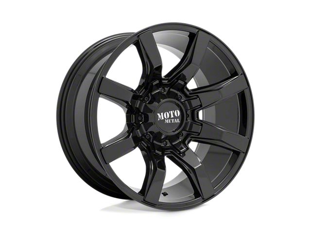 Moto Metal Spider Gloss Black 6-Lug Wheel; 20x9; 18mm Offset (15-22 Canyon)