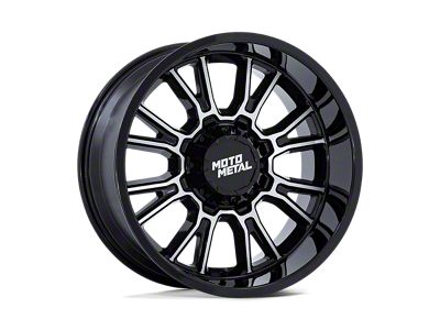 Moto Metal Legacy Gloss Black Machined 6-Lug Wheel; 20x9; 20mm Offset (15-22 Colorado)