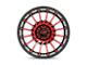 Moto Metal MO807 Gloss Black Machined with Red Tint 6-Lug Wheel; 22x10; -18mm Offset (15-20 F-150)