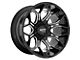 Moto Metal MO808 Sniper Gloss Black Milled 8-Lug Wheel; 20x9; 0mm Offset (15-19 Sierra 2500 HD)