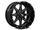 Moto Metal MO970 Satin Black Milled 8-Lug Wheel; 20x10; -18mm Offset (15-19 Sierra 2500 HD)