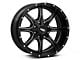 Moto Metal MO970 Satin Black Milled 8-Lug Wheel; 20x10; -18mm Offset (15-19 Sierra 2500 HD)