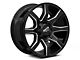 Moto Metal MO804 Spider Gloss Black Milled 8-Lug Wheel; 20x10; 12mm Offset (15-19 Sierra 3500 HD SRW)