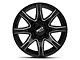 Moto Metal MO804 Spider Gloss Black Milled 8-Lug Wheel; 20x10; 12mm Offset (15-19 Sierra 3500 HD SRW)