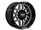 Moto Metal Folsom Gloss Black Milled 8-Lug Wheel; 20x10; -18mm Offset (15-19 Silverado 2500 HD)