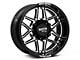 Moto Metal Folsom Gloss Black Milled 8-Lug Wheel; 20x10; -18mm Offset (15-19 Silverado 2500 HD)