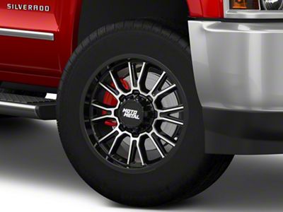 Moto Metal Legacy Gloss Black Machined 8-Lug Wheel; 20x9; 1mm Offset (15-19 Silverado 2500 HD)