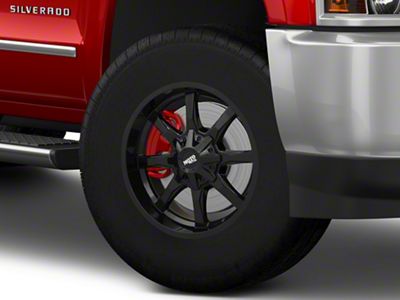 Moto Metal MO970 Full Gloss Black 8-Lug Wheel; 18x9; 18mm Offset (15-19 Silverado 2500 HD)