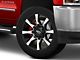 Moto Metal Spider Gloss Black Machined 8-Lug Wheel; 22x10; -18mm Offset (15-19 Silverado 2500 HD)