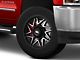 Moto Metal Turbine Gloss Black with Machined Face 8-Lug Wheel; 20x9; 1mm Offset (15-19 Silverado 2500 HD)