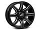 Moto Metal MO804 Spider Gloss Black Milled 8-Lug Wheel; 20x10; 12mm Offset (15-19 Silverado 3500 HD SRW)