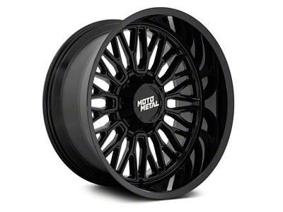 Moto Metal Stinger Gloss Black 8-Lug Wheel; 20x9; 18mm Offset (15-19 Silverado 3500 HD SRW)