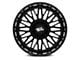 Moto Metal Stinger Gloss Black 8-Lug Wheel; 20x9; 18mm Offset (15-19 Silverado 3500 HD SRW)