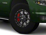 Moto Metal MO970 Gloss Black with Milled Lip 6-Lug Wheel; 17x8; 0mm Offset (15-20 Tahoe)