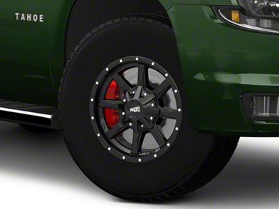 Moto Metal MO970 Gloss Black with Milled Lip 6-Lug Wheel; 17x8; 0mm Offset (15-20 Tahoe)