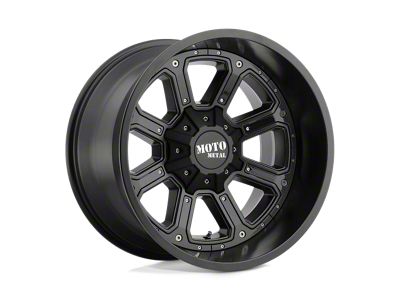 Moto Metal Shift Matte Black with Gloss Black Inserts 6-Lug Wheel; 18x9; 18mm Offset (15-20 Tahoe)