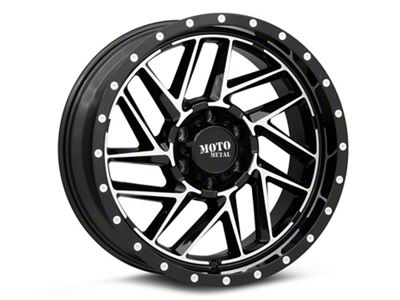 Moto Metal MO985 Breakout Gloss Black Machined 6-Lug Wheel; 20x9; 18mm Offset (15-20 Yukon)