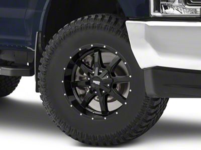 Moto Metal MO970 Gloss Black Milled 8-Lug Wheel; 18x10; -24mm Offset (17-22 F-250 Super Duty)