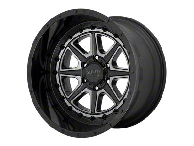 Moto Metal Phantom Gloss Black with Gray Tint 8-Lug Wheel; 22x12; -44mm Offset (17-22 F-250 Super Duty)