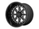 Moto Metal Phantom Gloss Black with Gray Tint 8-Lug Wheel; 22x12; -44mm Offset (17-22 F-250 Super Duty)