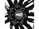 Moto Metal Razor Satin Black Machined 8-Lug Wheel; 20x10; -24mm Offset (17-22 F-250 Super Duty)