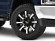 Moto Metal Spider Gloss Black Machined 8-Lug Wheel; 20x10; 12mm Offset (17-22 F-250 Super Duty)